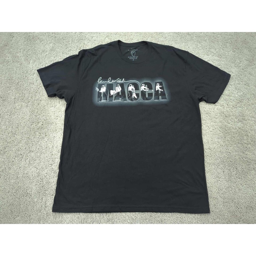 Paul McCartney T Shirt Mens 2X‎ Black Macca Out There Tour 2013